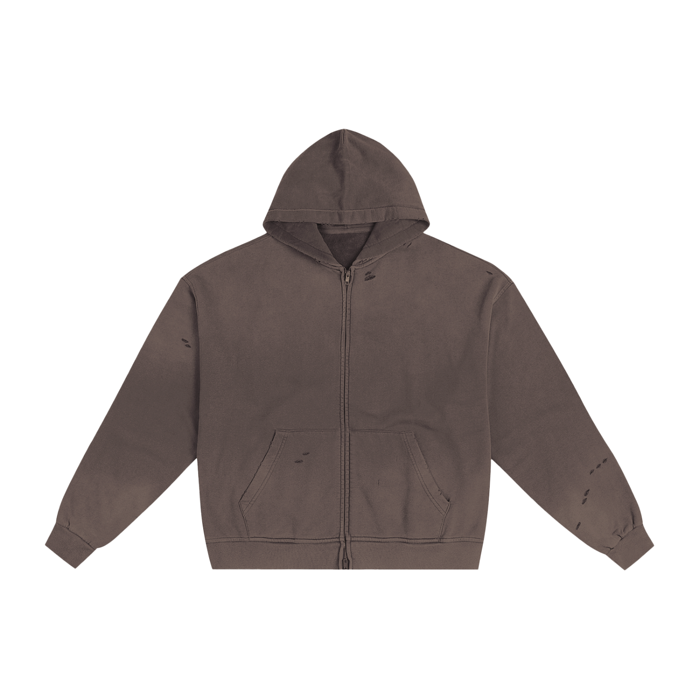 MASI™ Solar Frayed Zip Hoodie
