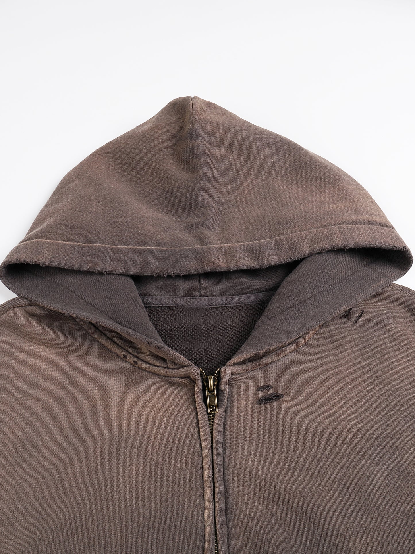 MASI™ Solar Frayed Zip Hoodie