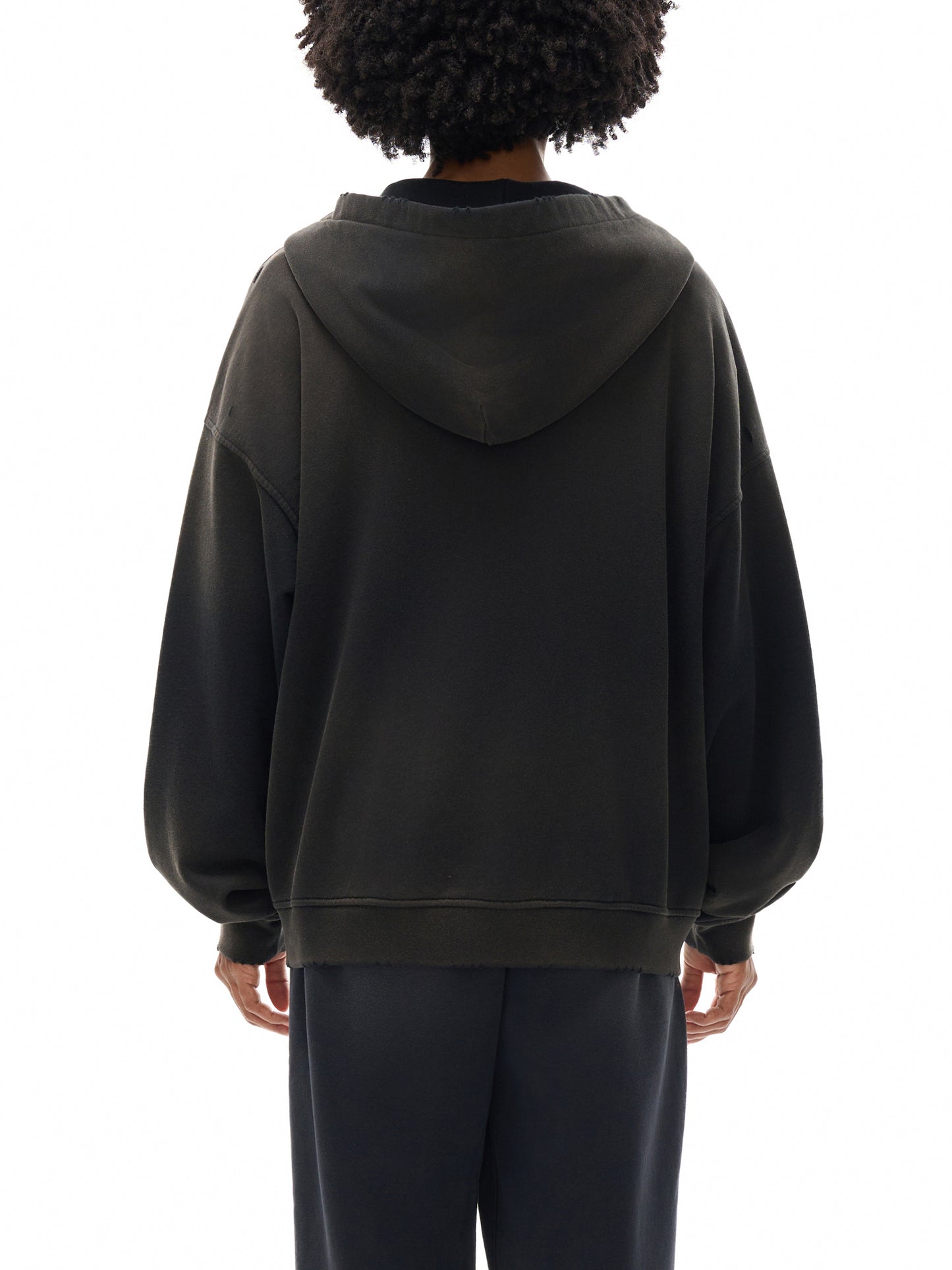MASI™ Solar Frayed Zip Hoodie
