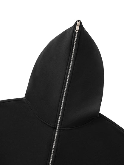 MASI™ Fleeced Full-Zip Boxy Hoodie