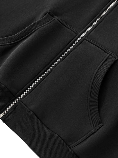 MASI™ Fleeced Full-Zip Boxy Hoodie